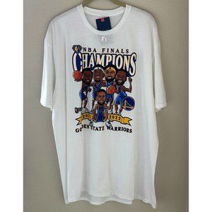 Golden State Warriors 2022 NBA Championship Caricature Shirt by Fanatics Size XL